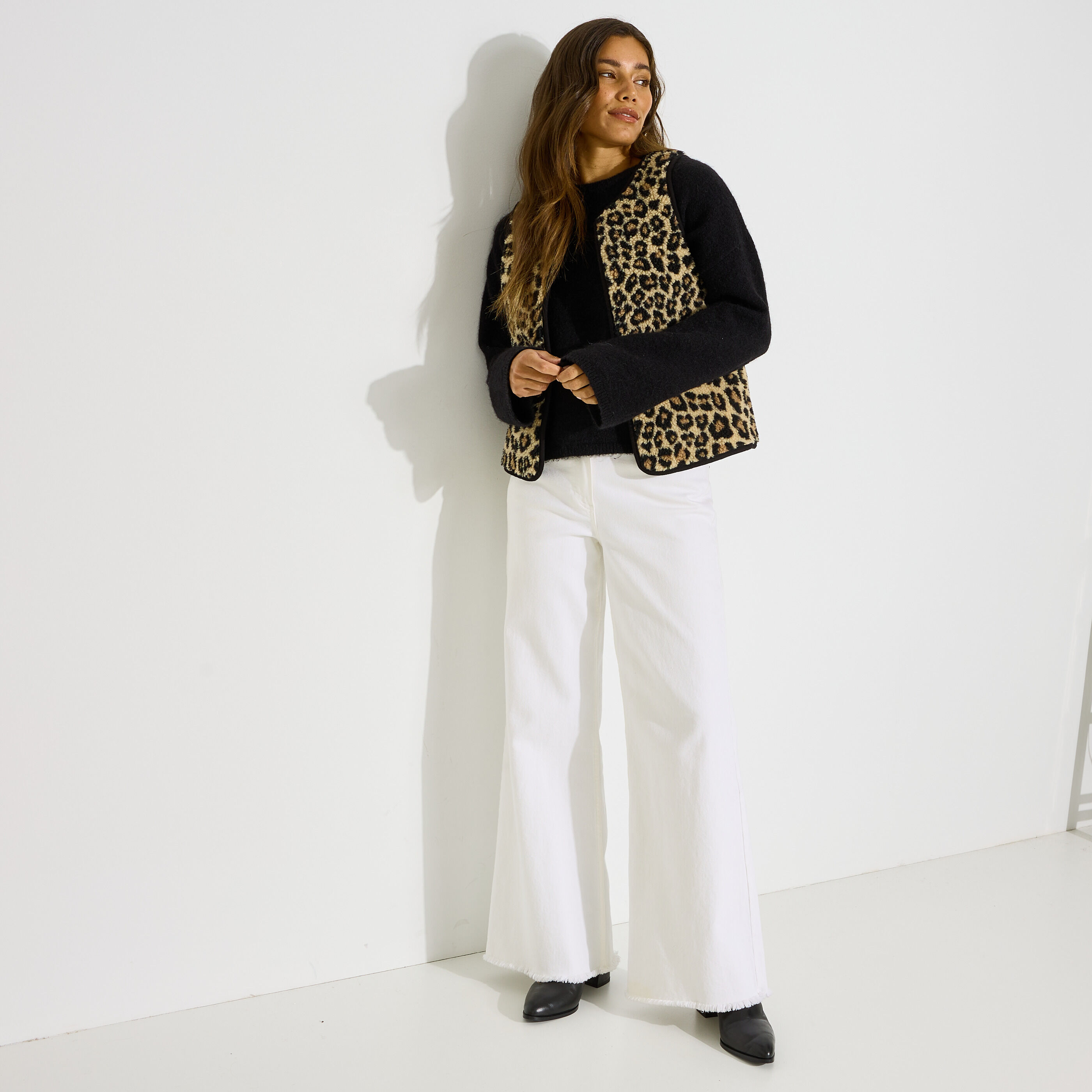Gilet r&eacute;versible sans manches femme
