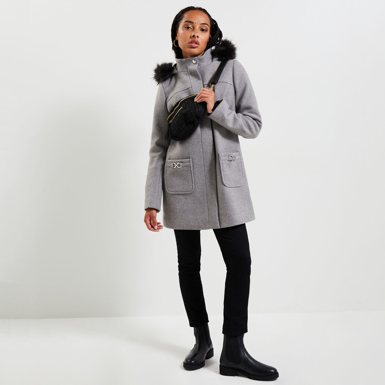 Manteau duffle coat femme