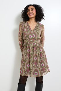 Robe col V femme