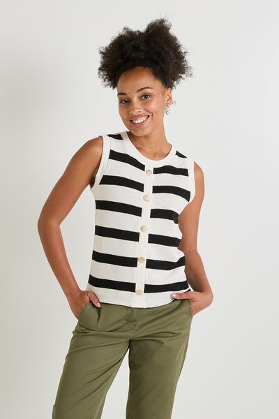 Débardeur rayé femme