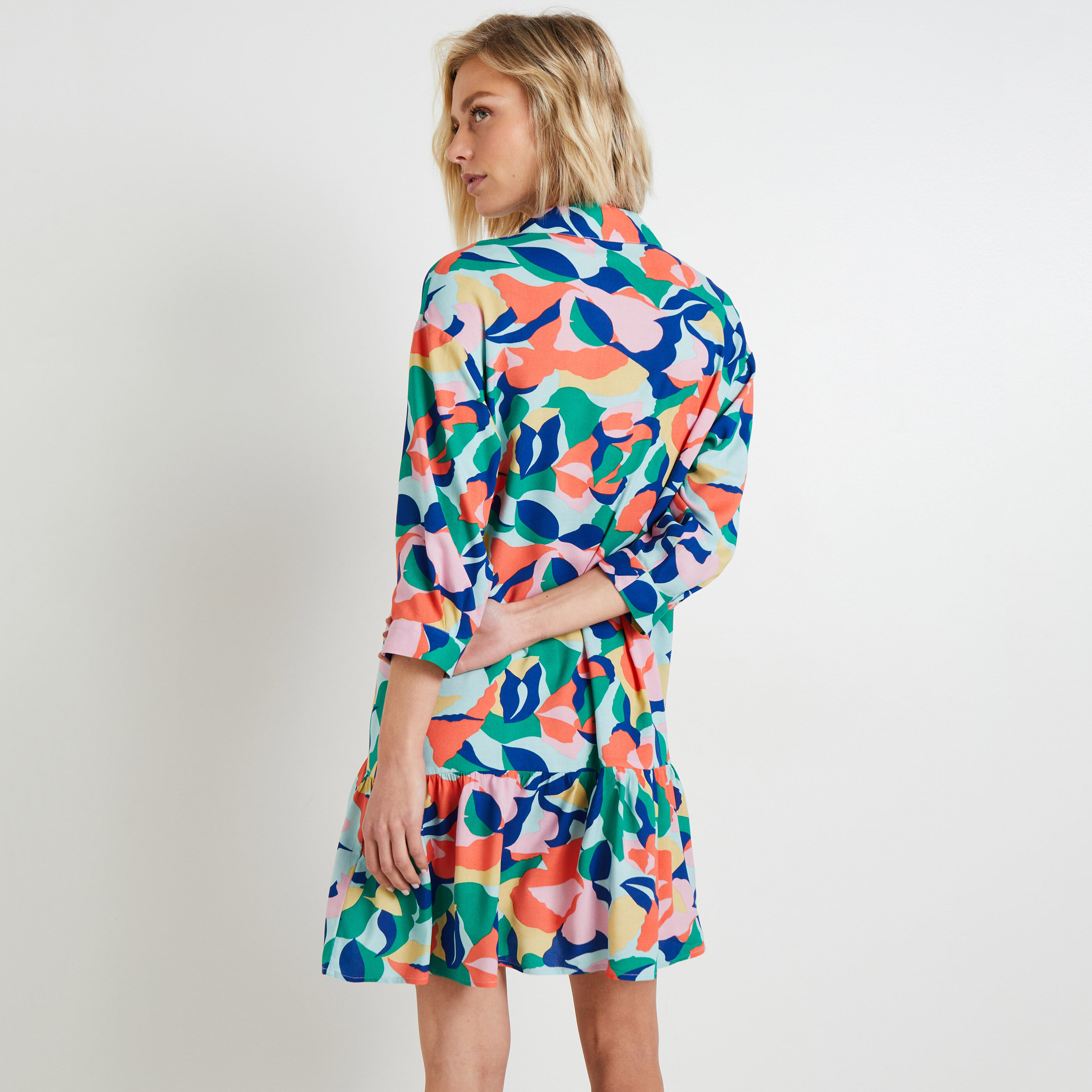 Robe imprim&eacute;e femme