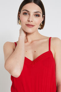 Robe longue unie femme