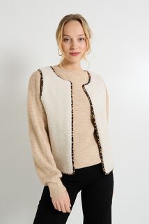 Veste imprimé léopard femme