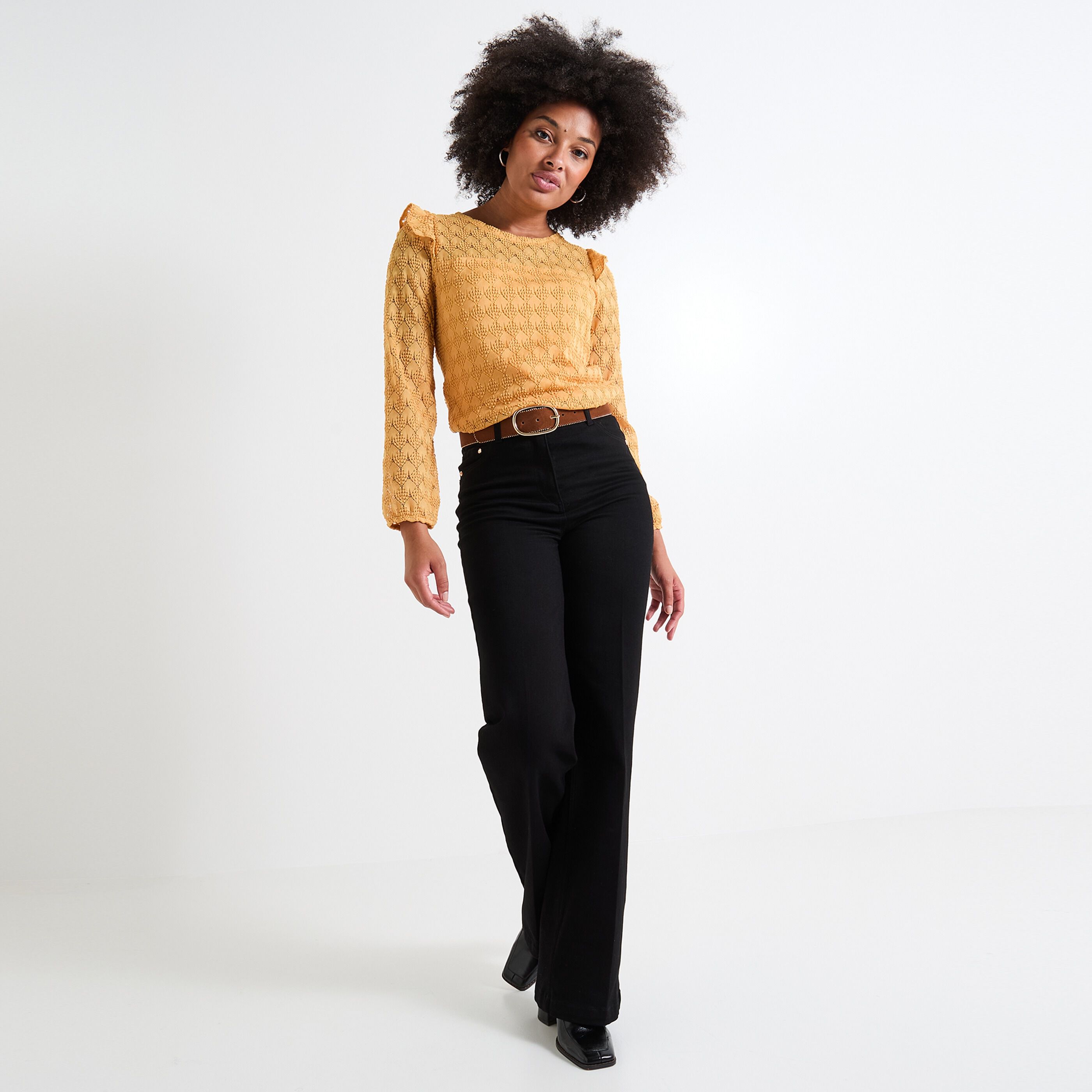 T-shirt col bateau femme