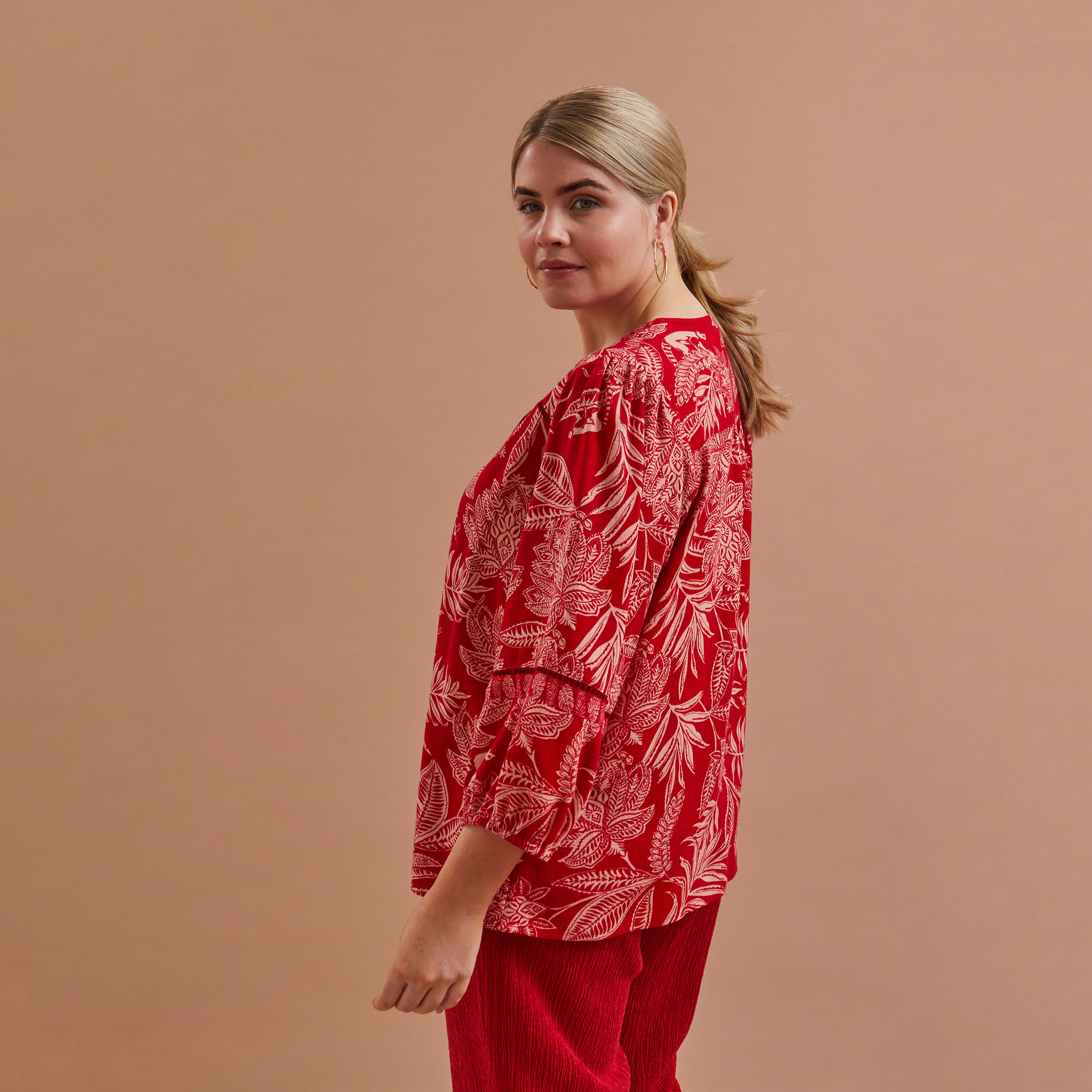 Blouse imprim&eacute;e femme