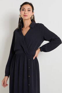 Robe longue évasée femme