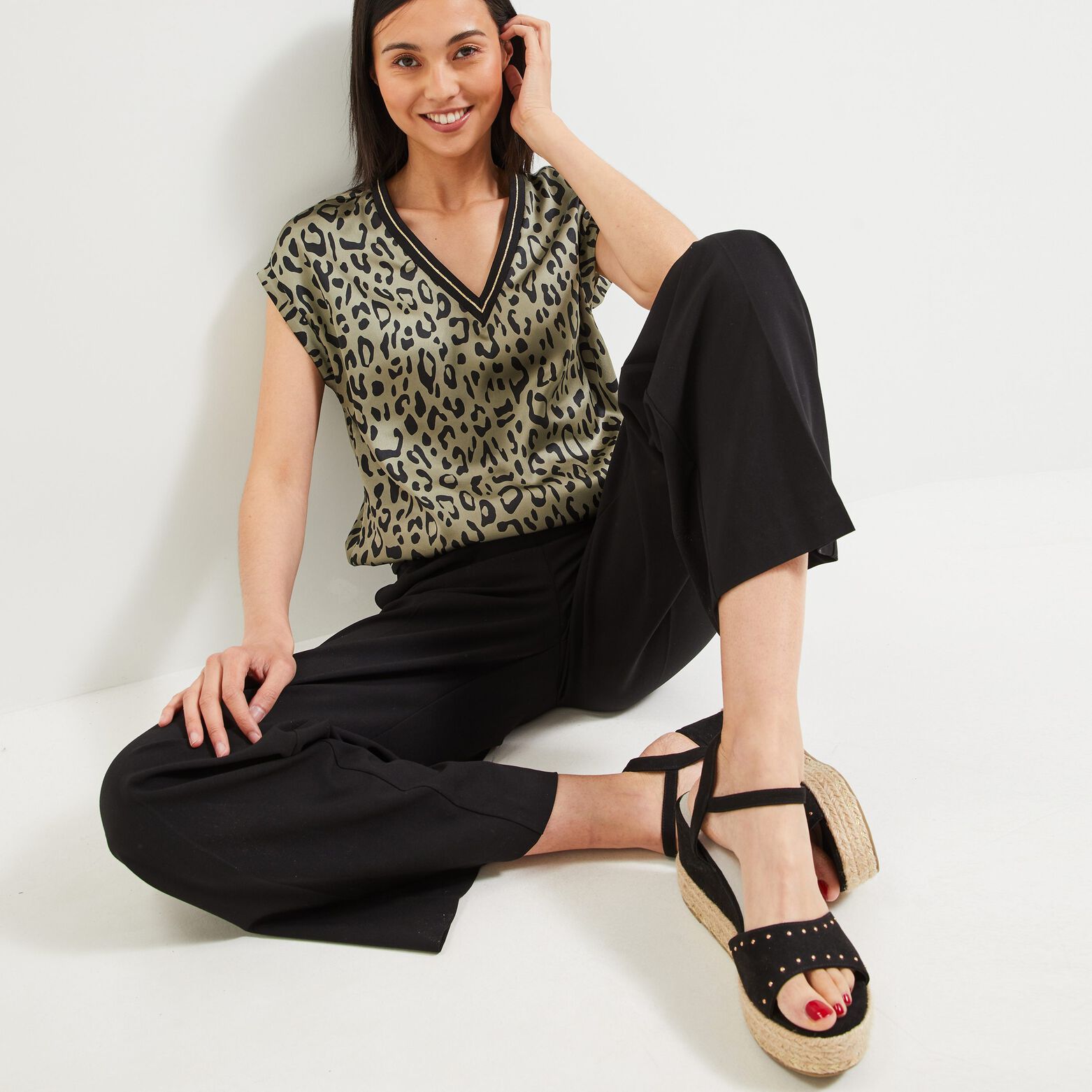 Blouse imprimée femme
