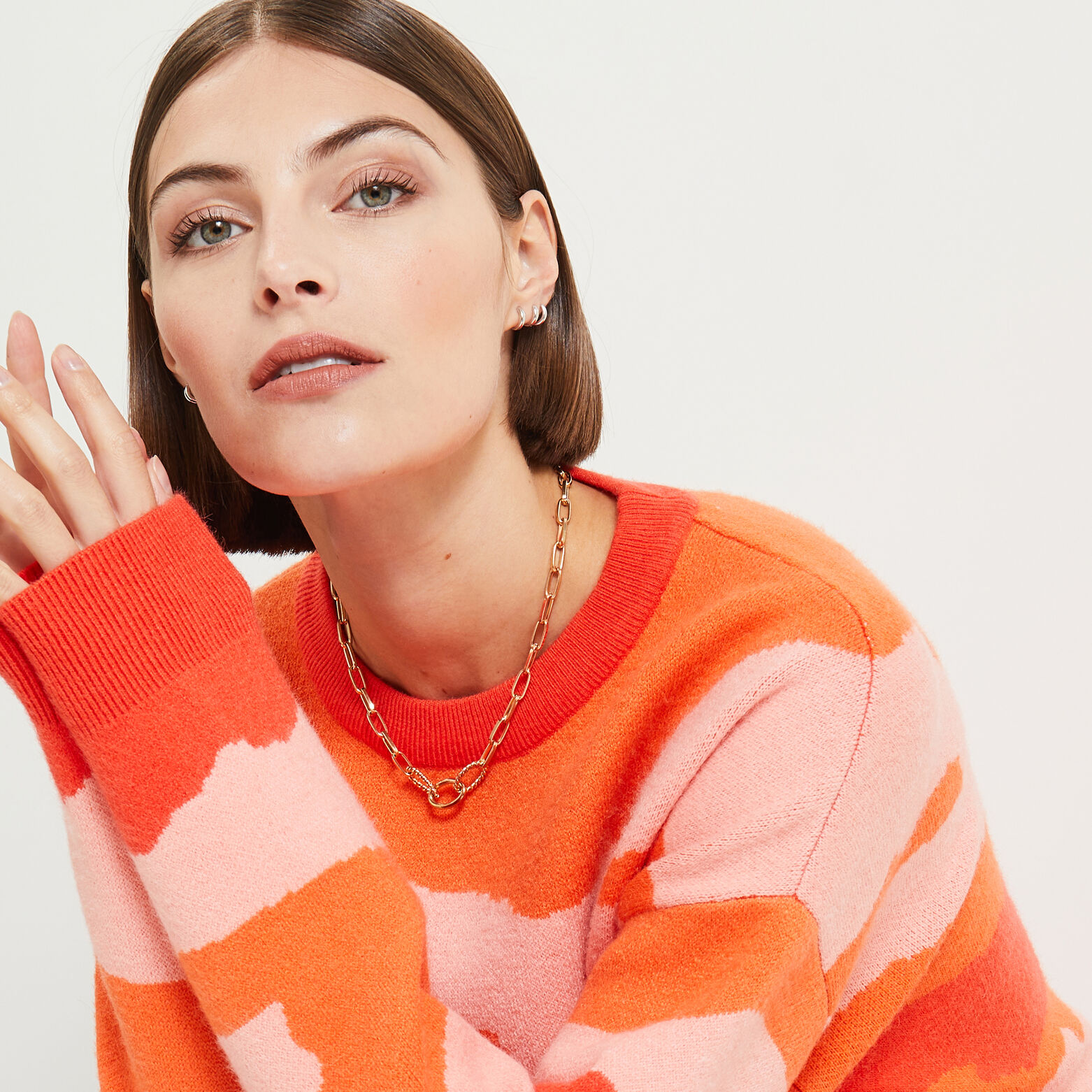 Pull multicolore femme