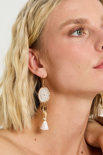 Boucles d'oreilles attrape-rêves femme