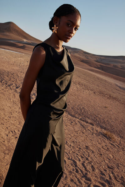 Robe longue habillée femme
