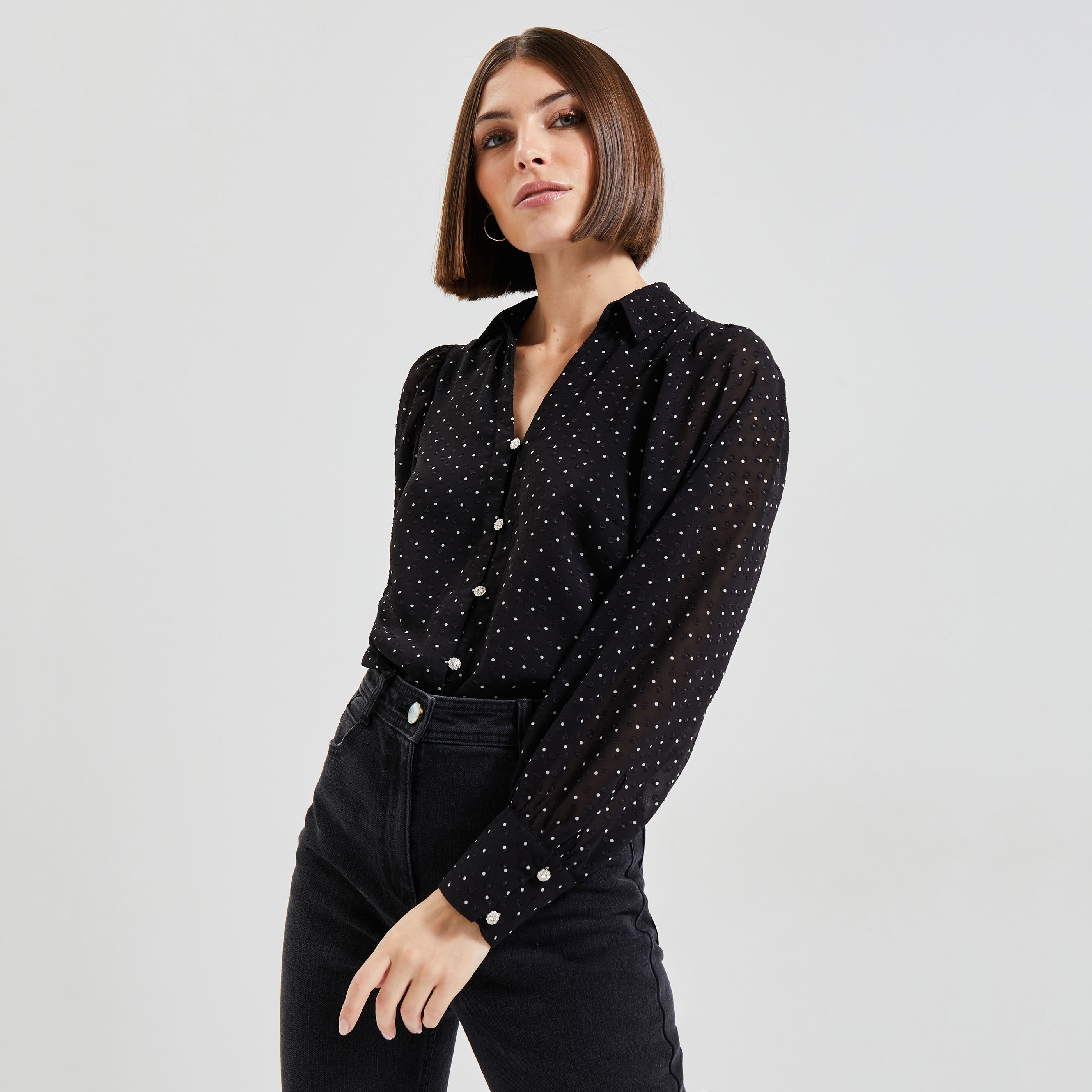 Chemise plumetis online