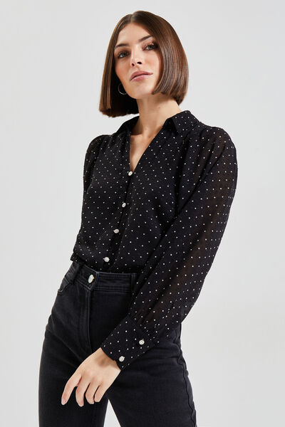 Chemise plumetis femme