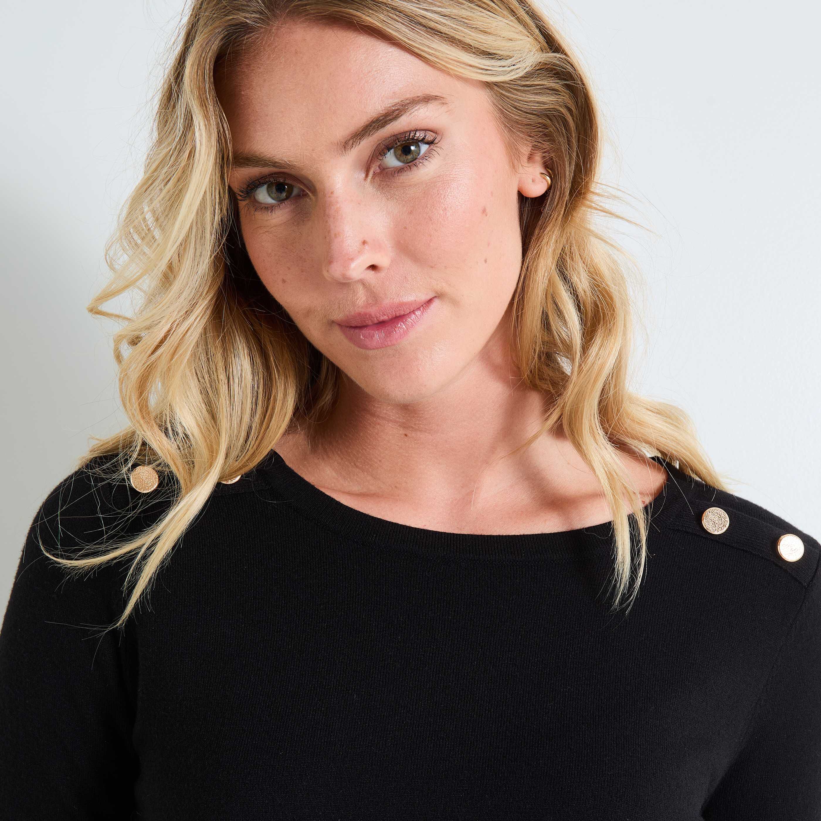 Robe col bateau femme