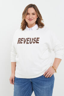 Sweat message femme