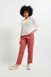Pull ajouré femme