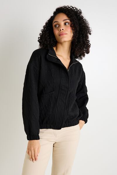 Bomber maille matelassée femme