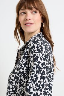 Chemise imprimé fleuri femme