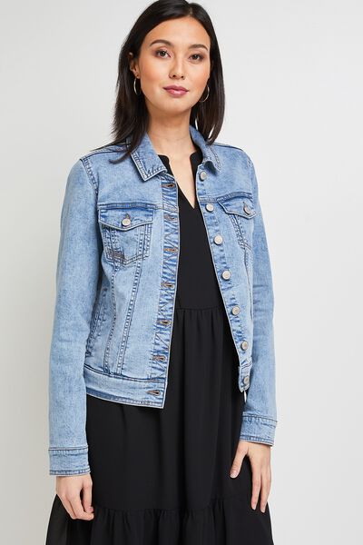 Veste en jean femme