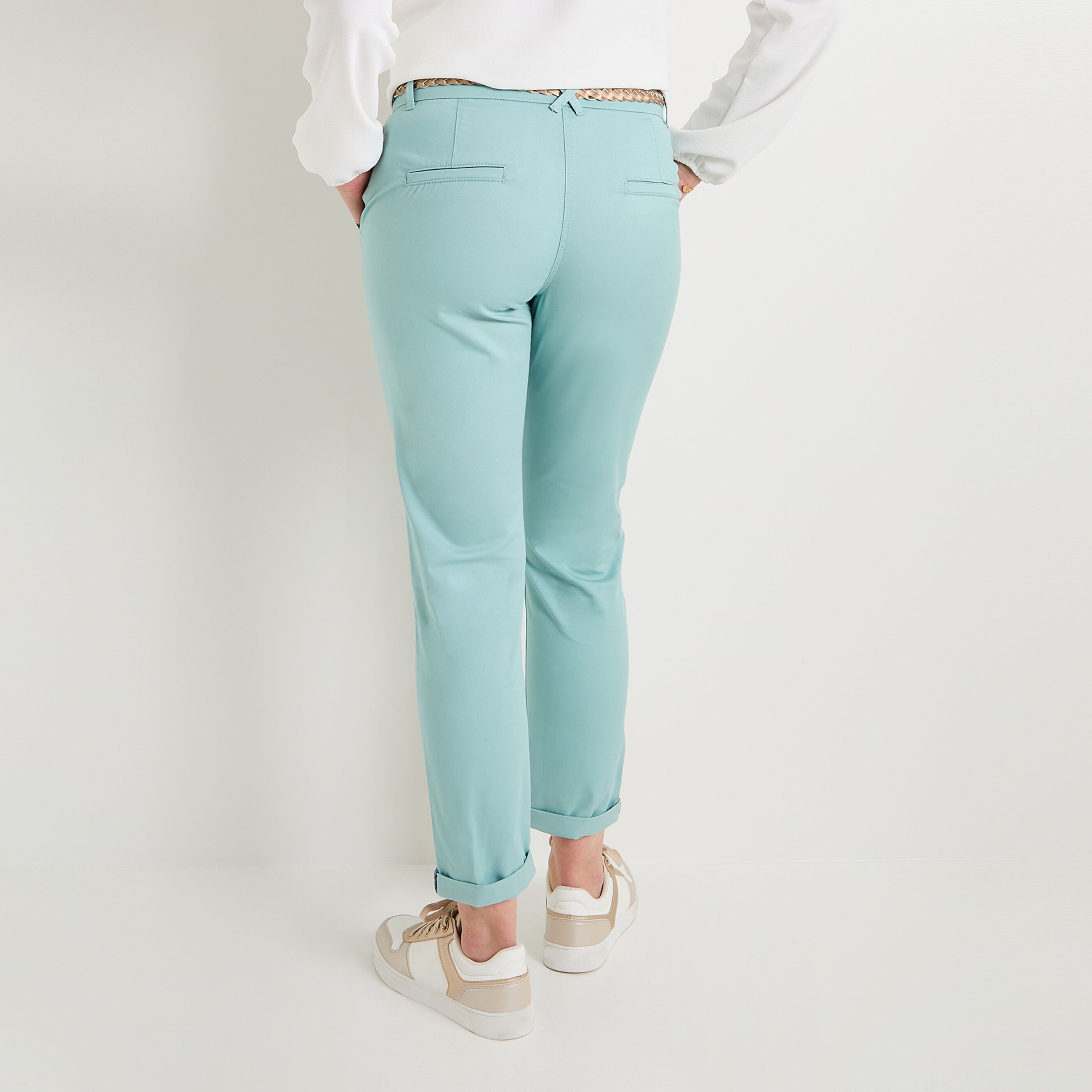 Pantalon chino femme