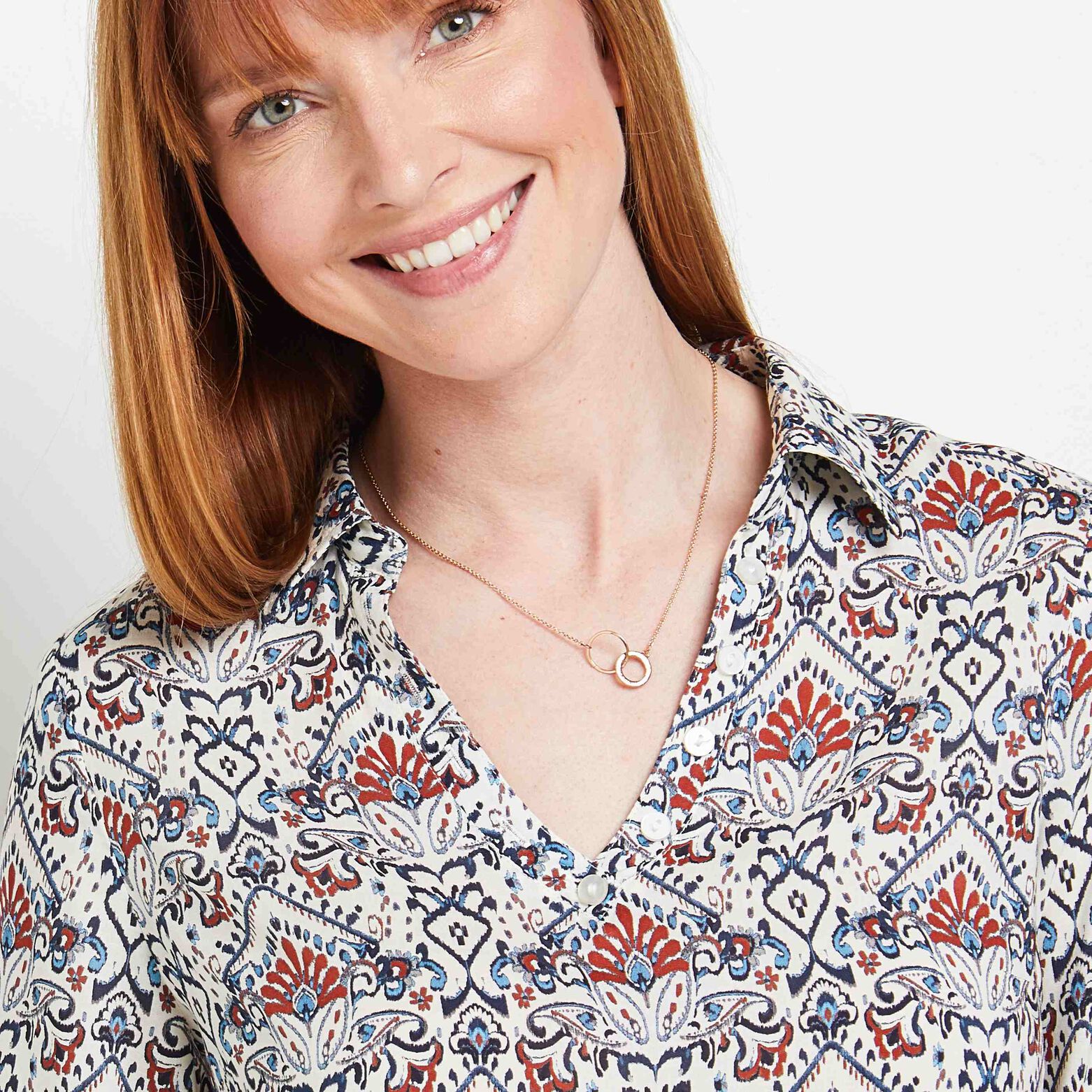 Blouse imprimée femme