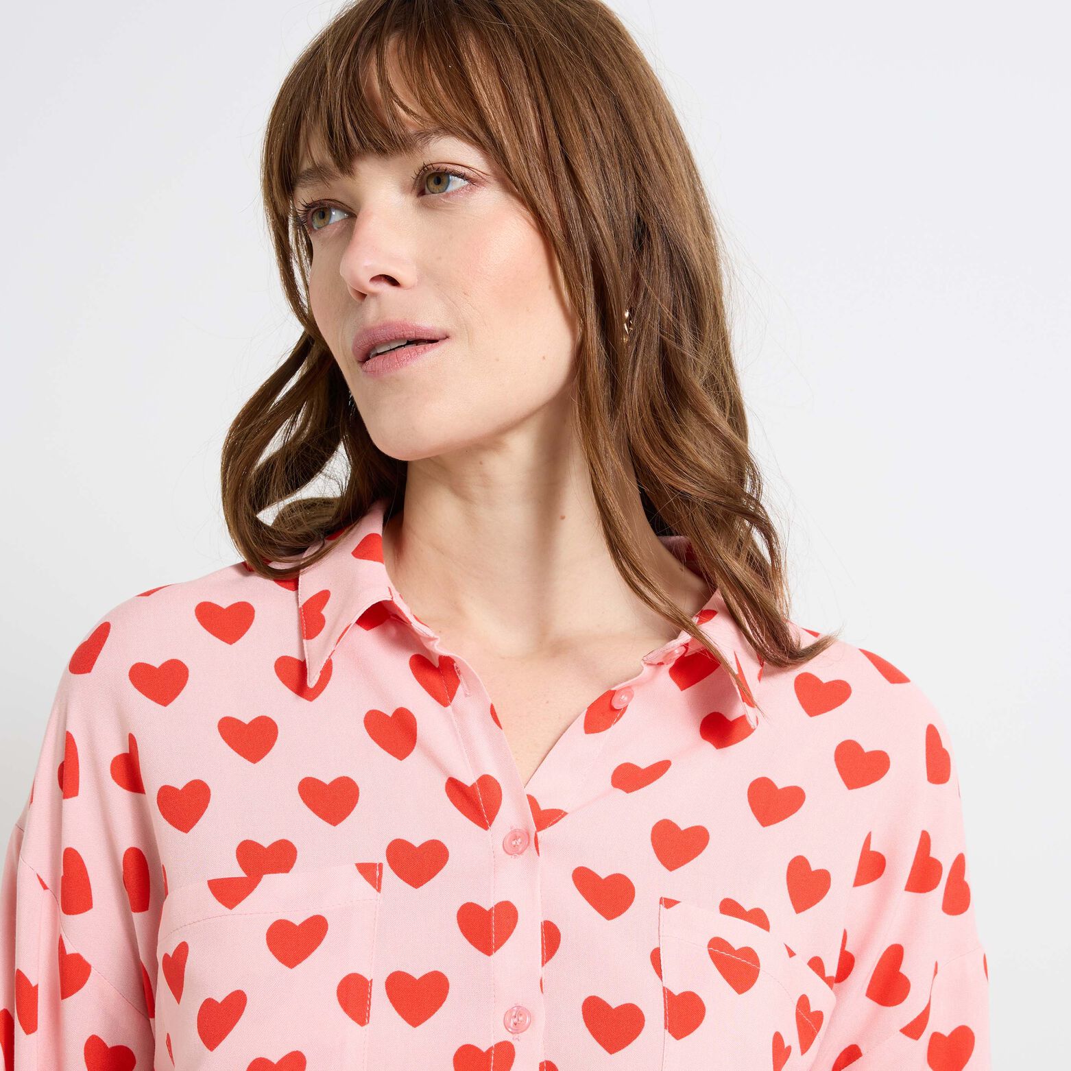 Chemise à motifs femme