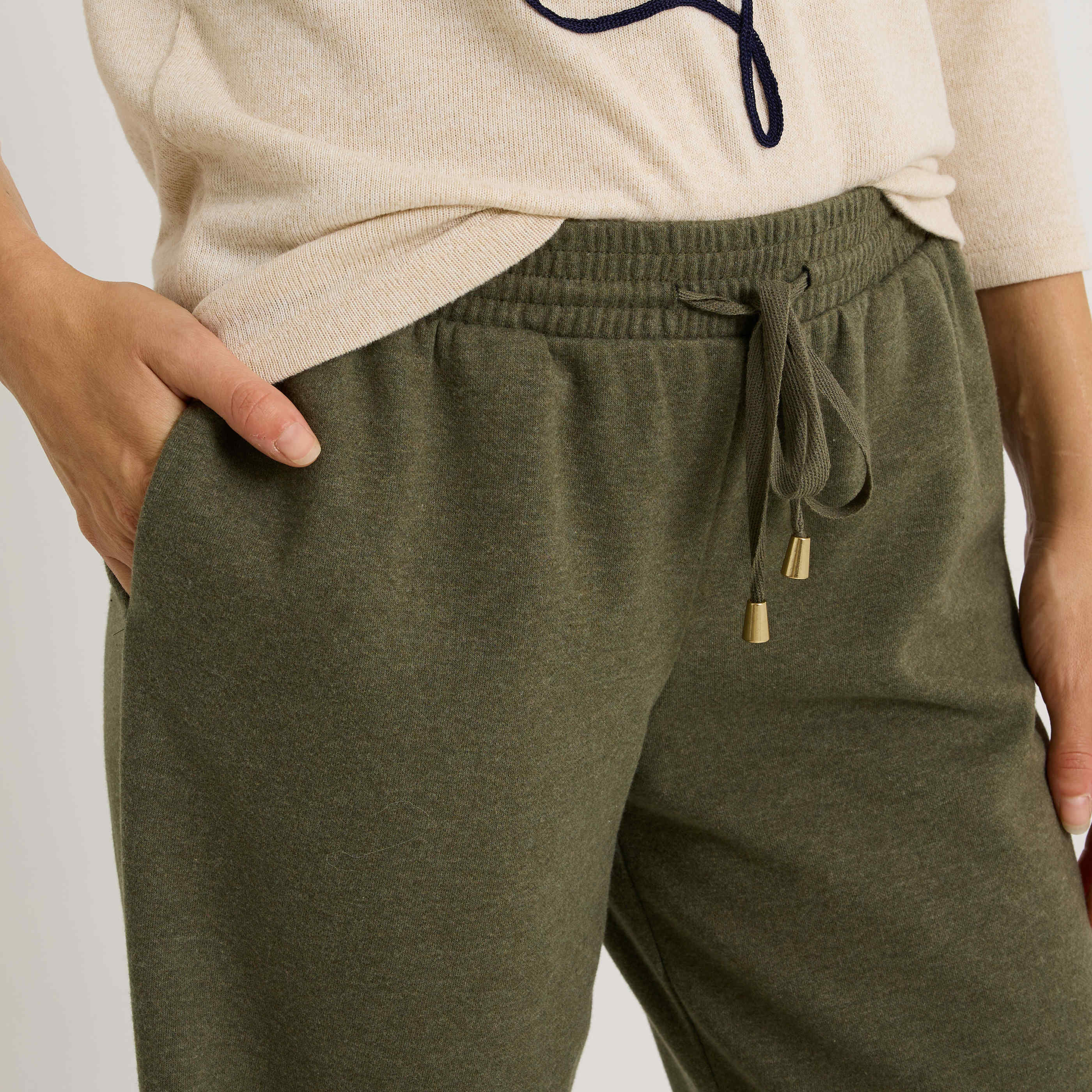 Pantalon en maille femme