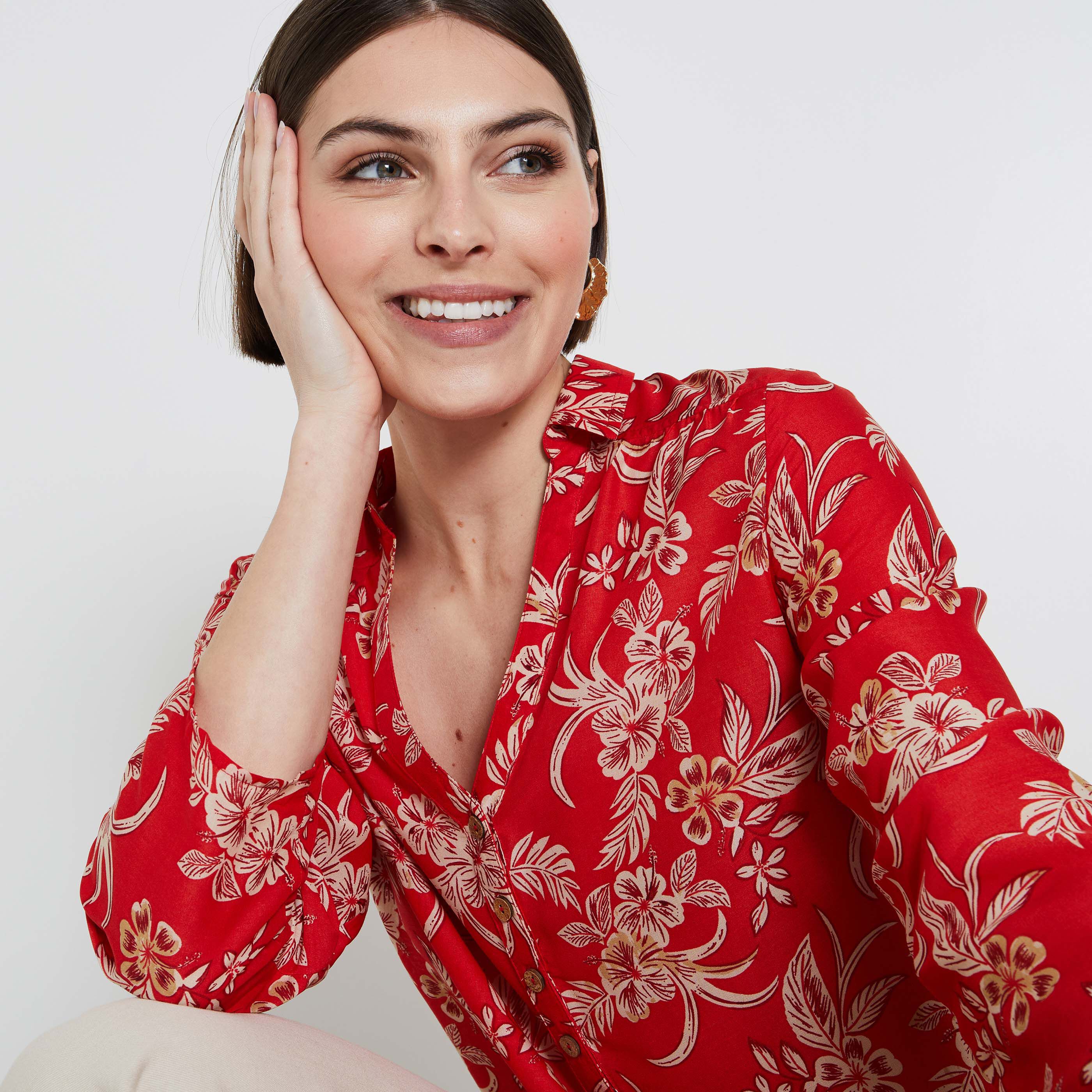 Tunique imprim&eacute;e femme