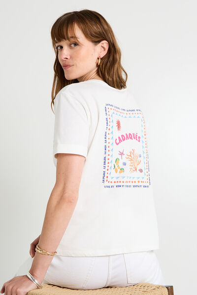 T shirt col rond femme