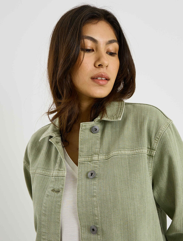 Veste oversize en denim femme