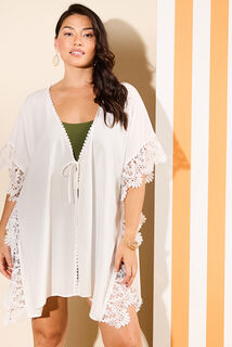 Paréo broderie femme