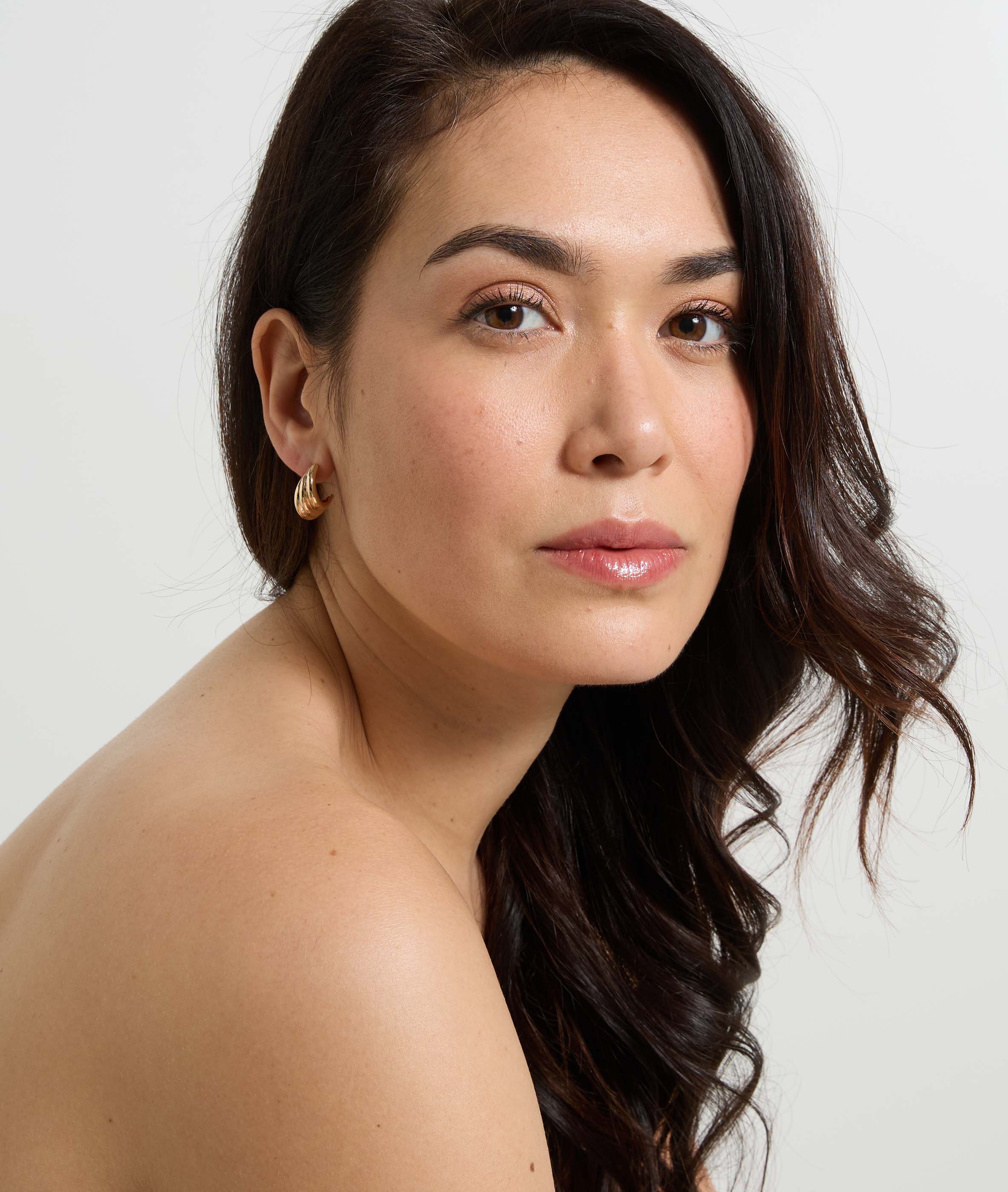 Set de 3 paires de cr&eacute;oles &eacute;paisses