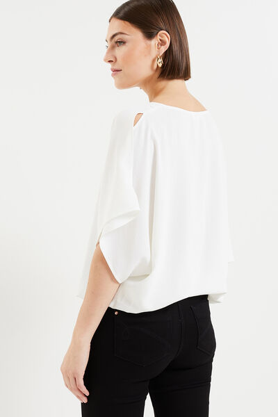 Blouse épaules ouvertes femme