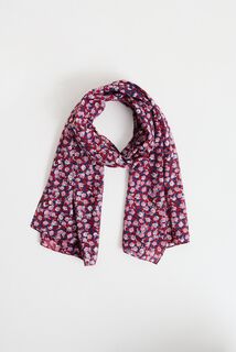 Étole imprimé fleurs femme