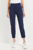 Pantalon cigarette raccourci