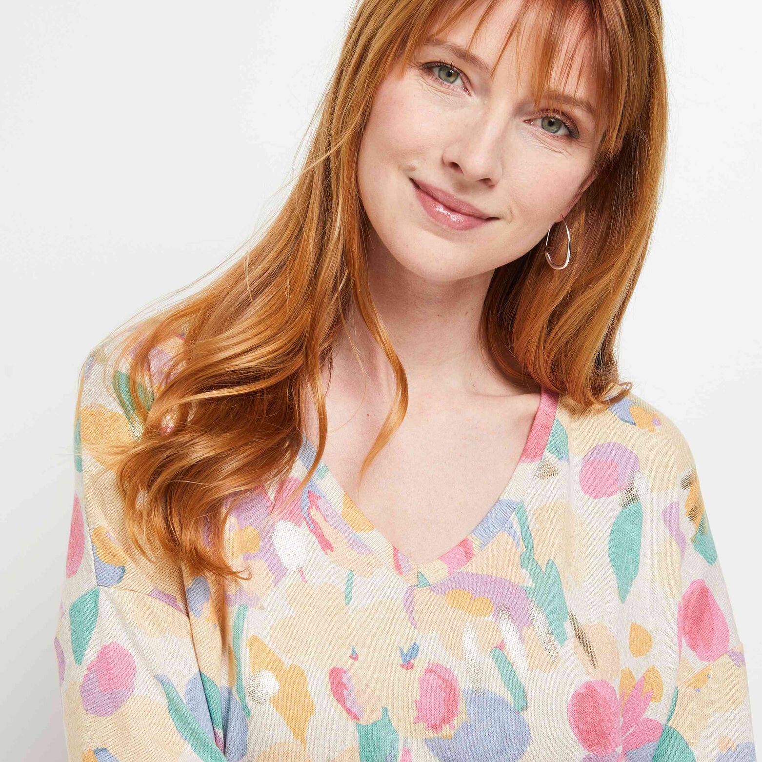 T-shirt imprimé fleurs