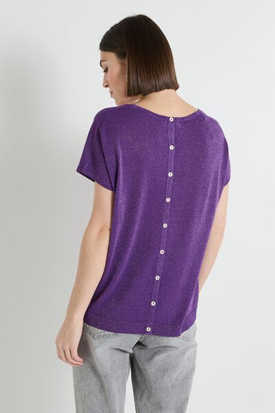 Pull manches courtes femme