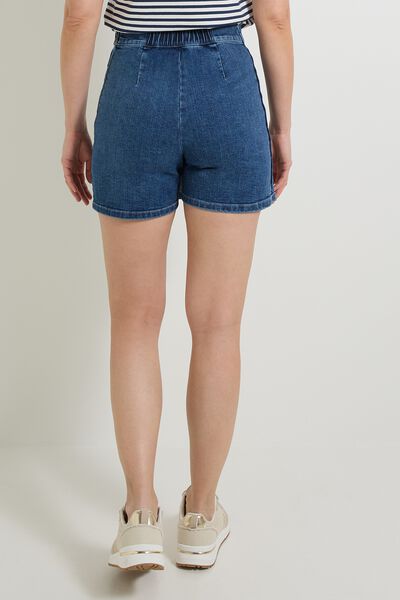 Jupe-short en denim femme