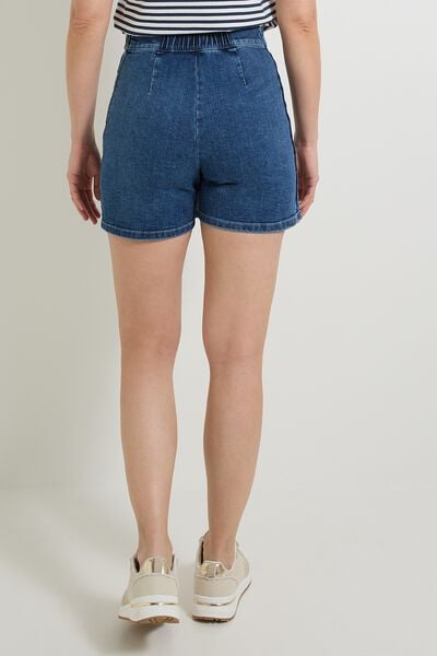 Jupe-short en denim femme