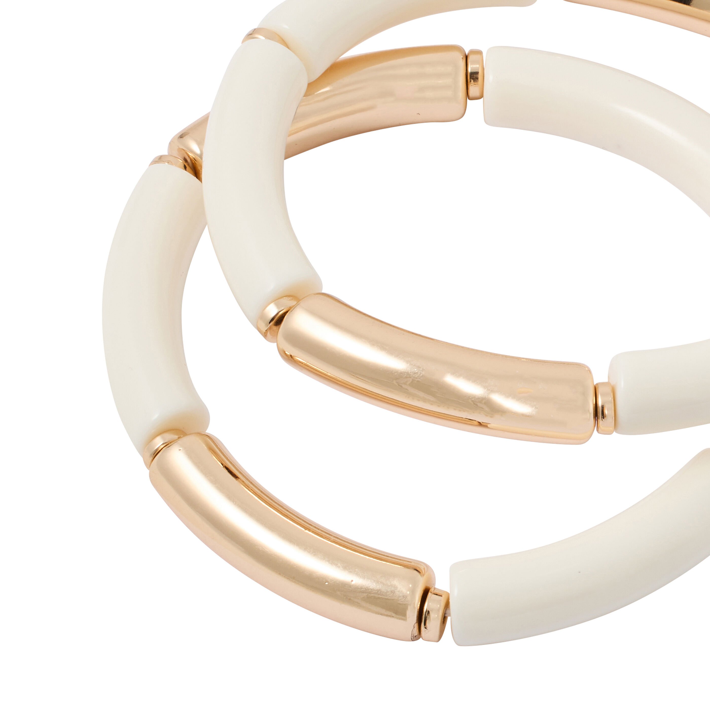 Set de 2 bracelets tube femme