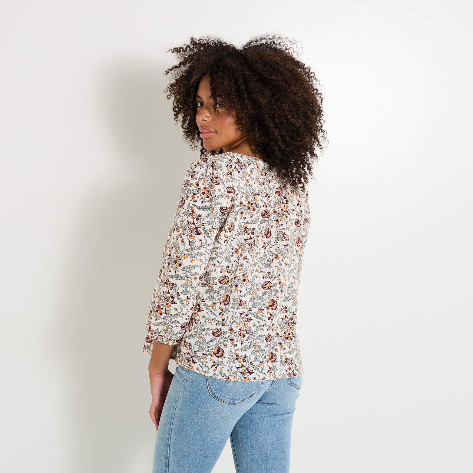 Chemise imprimée femme