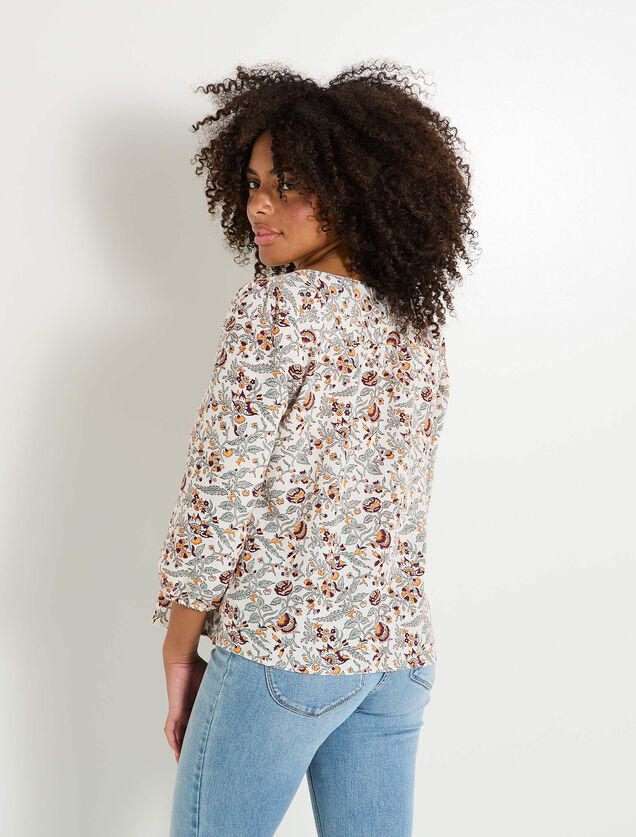 Chemise imprimée femme