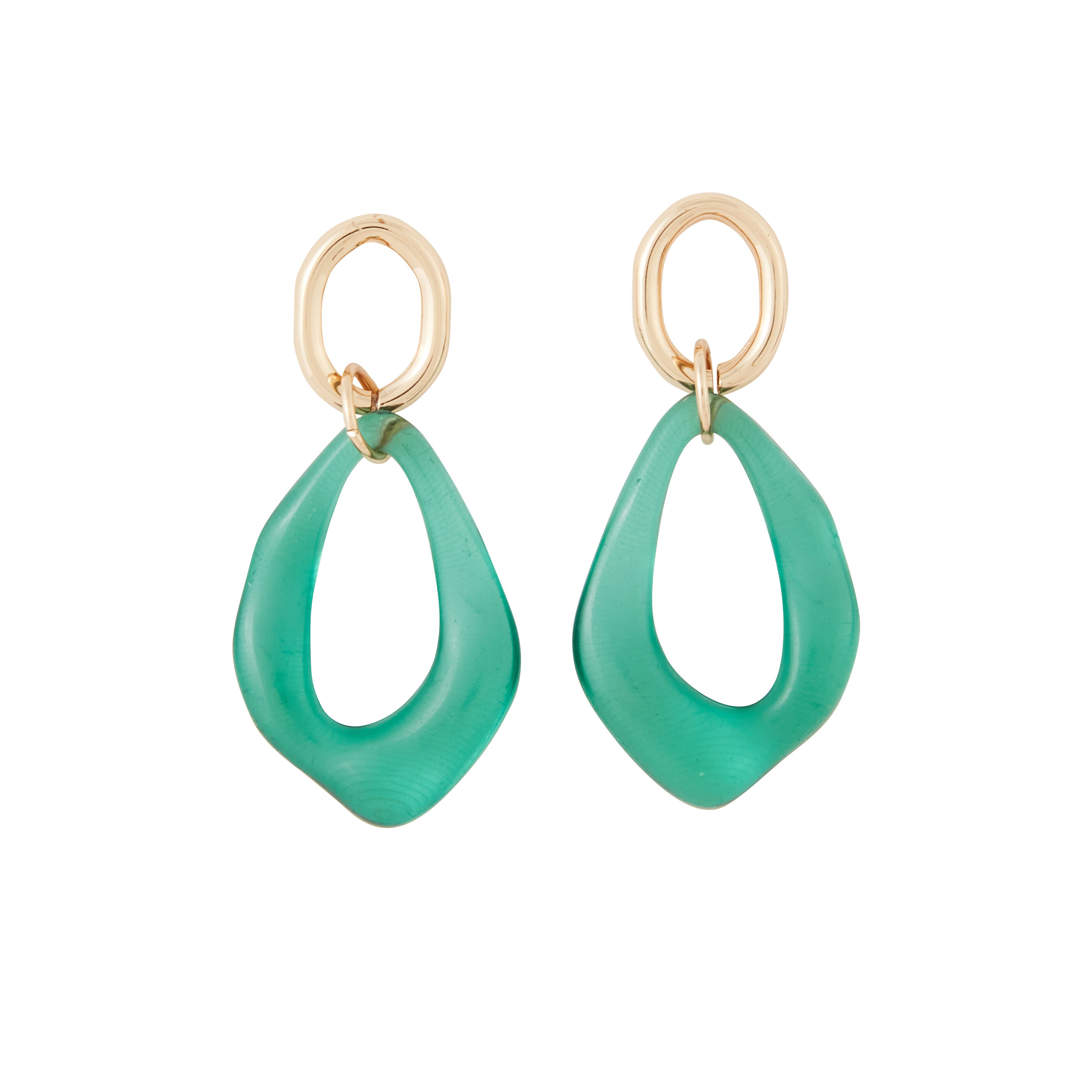 Boucles d'oreilles ovales femme