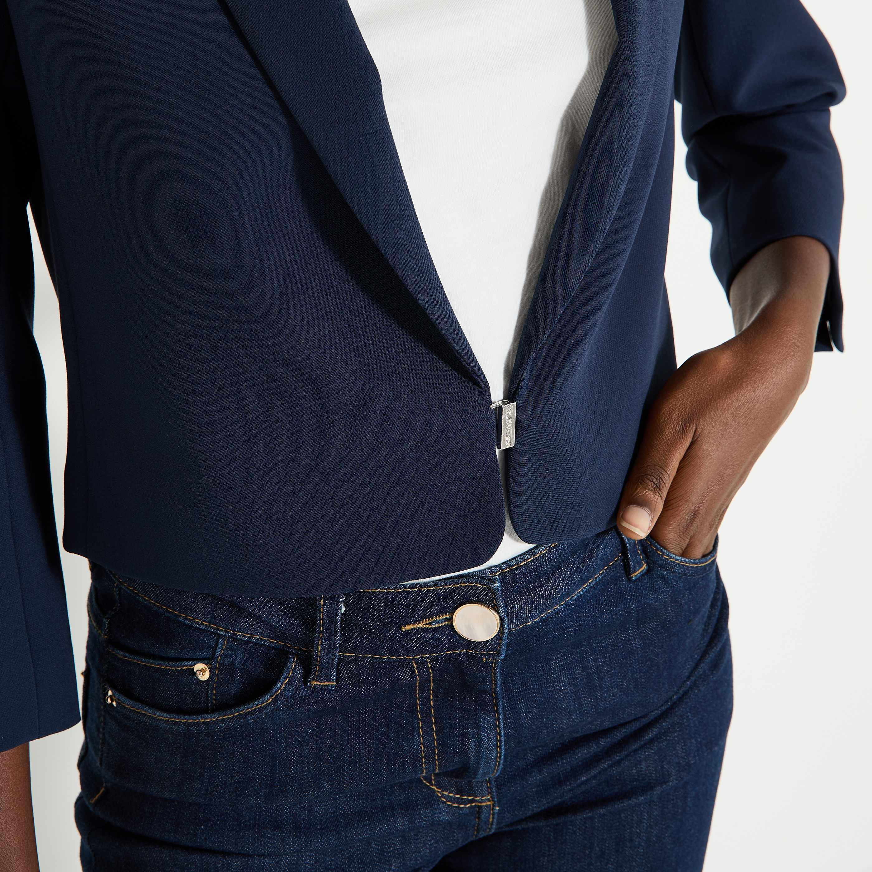 Veste tailleur courte femme