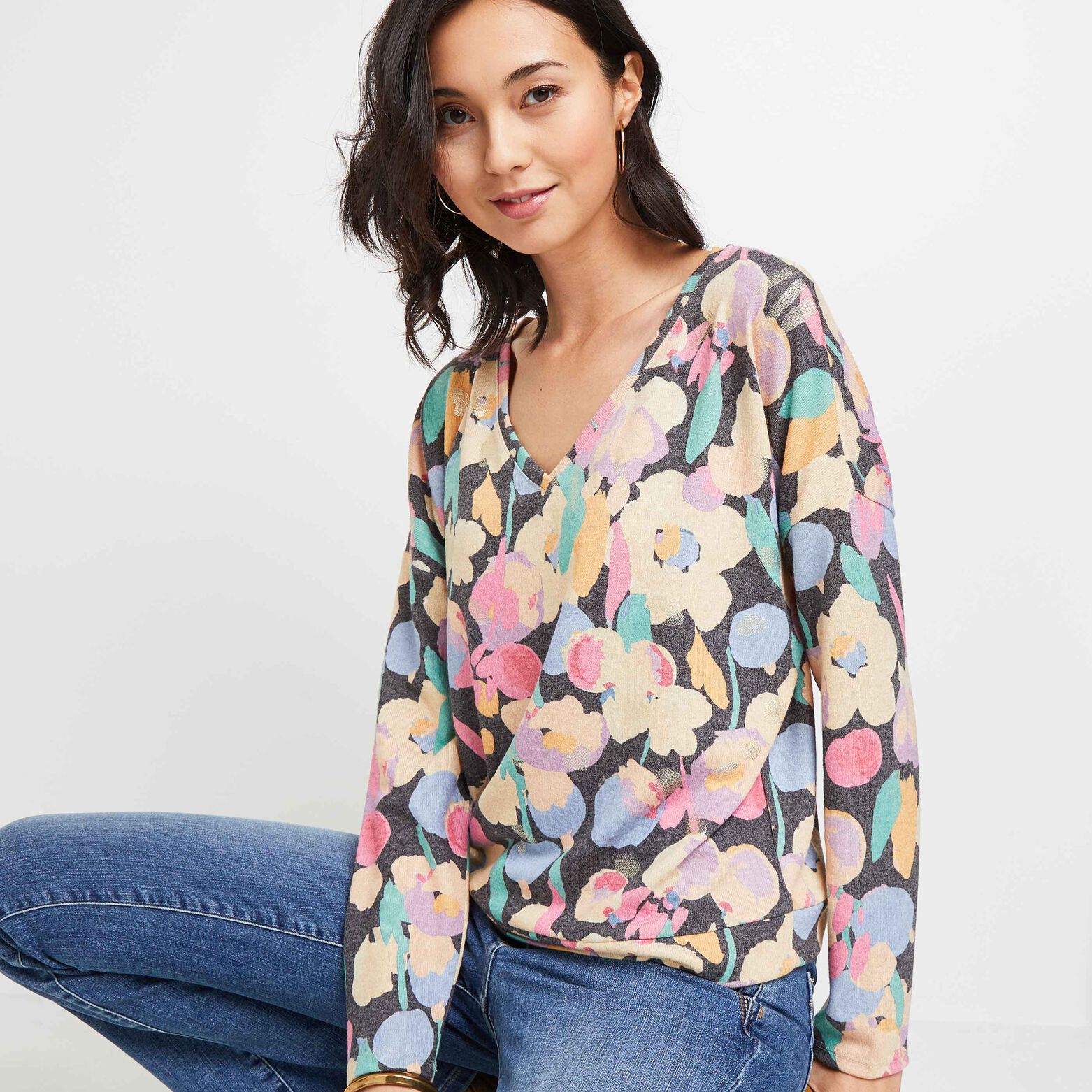 T-shirt doudou imprimé femme