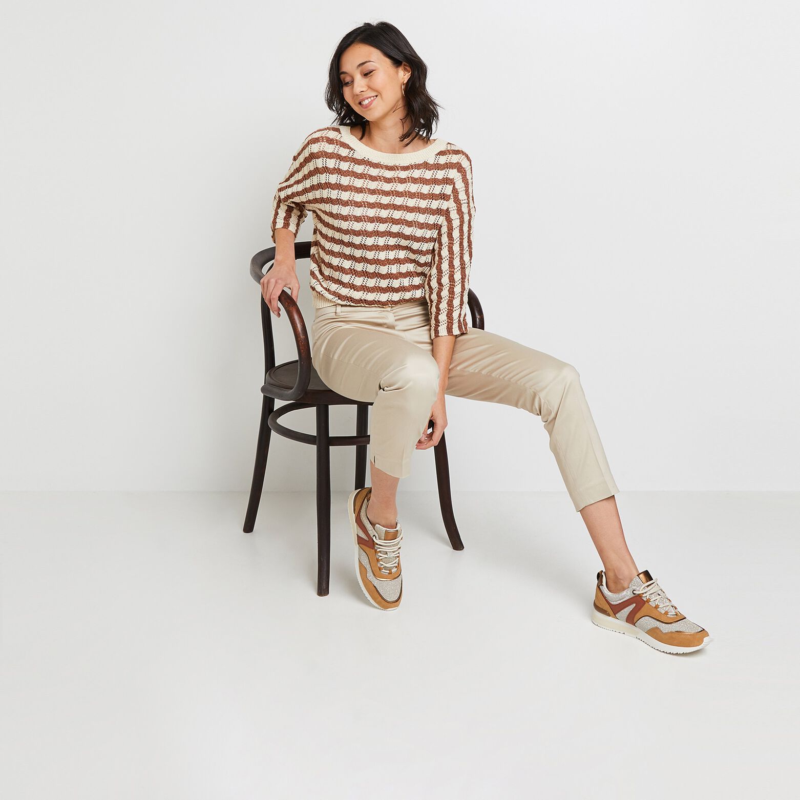 Pull maille femme