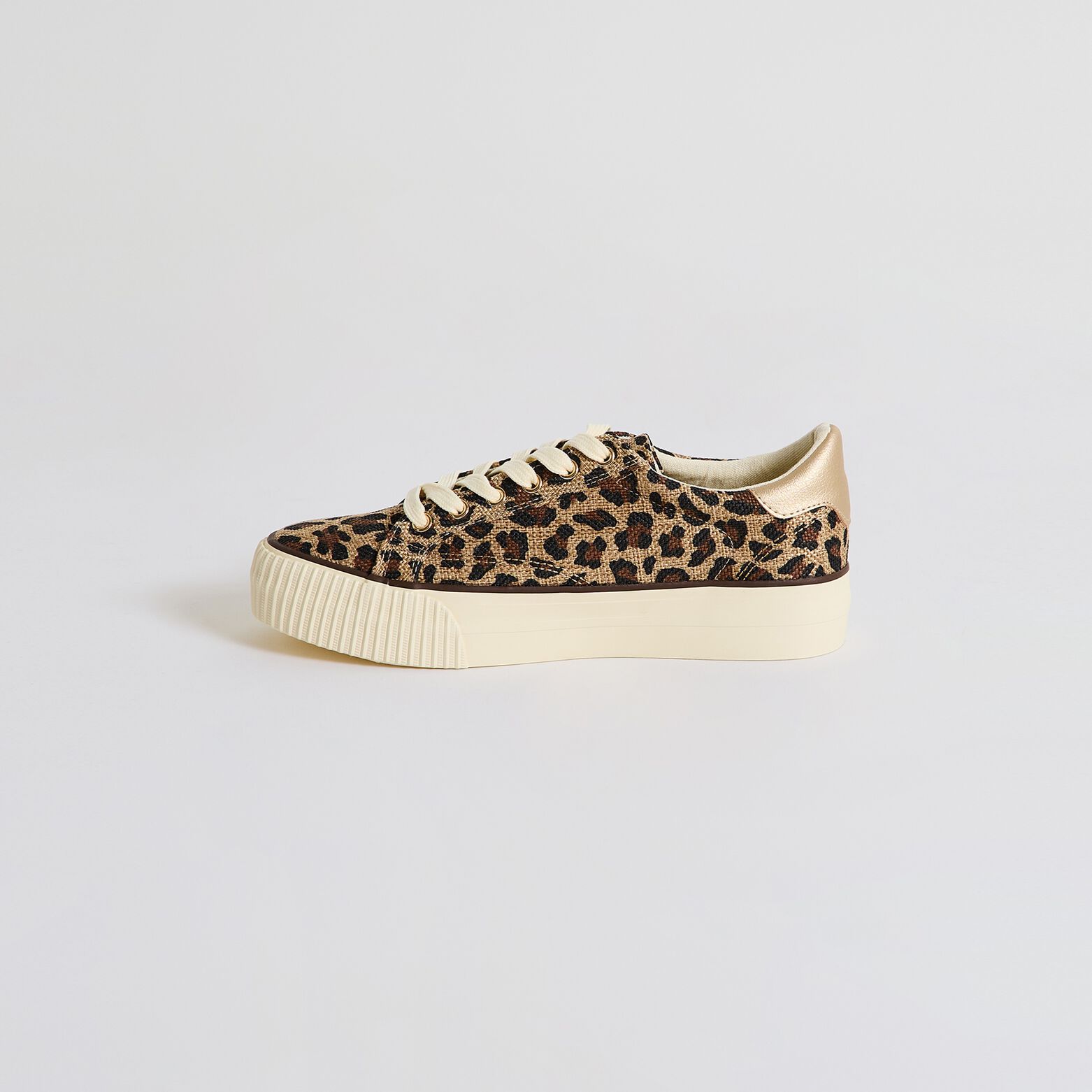 Baskets imprimé léopard femme