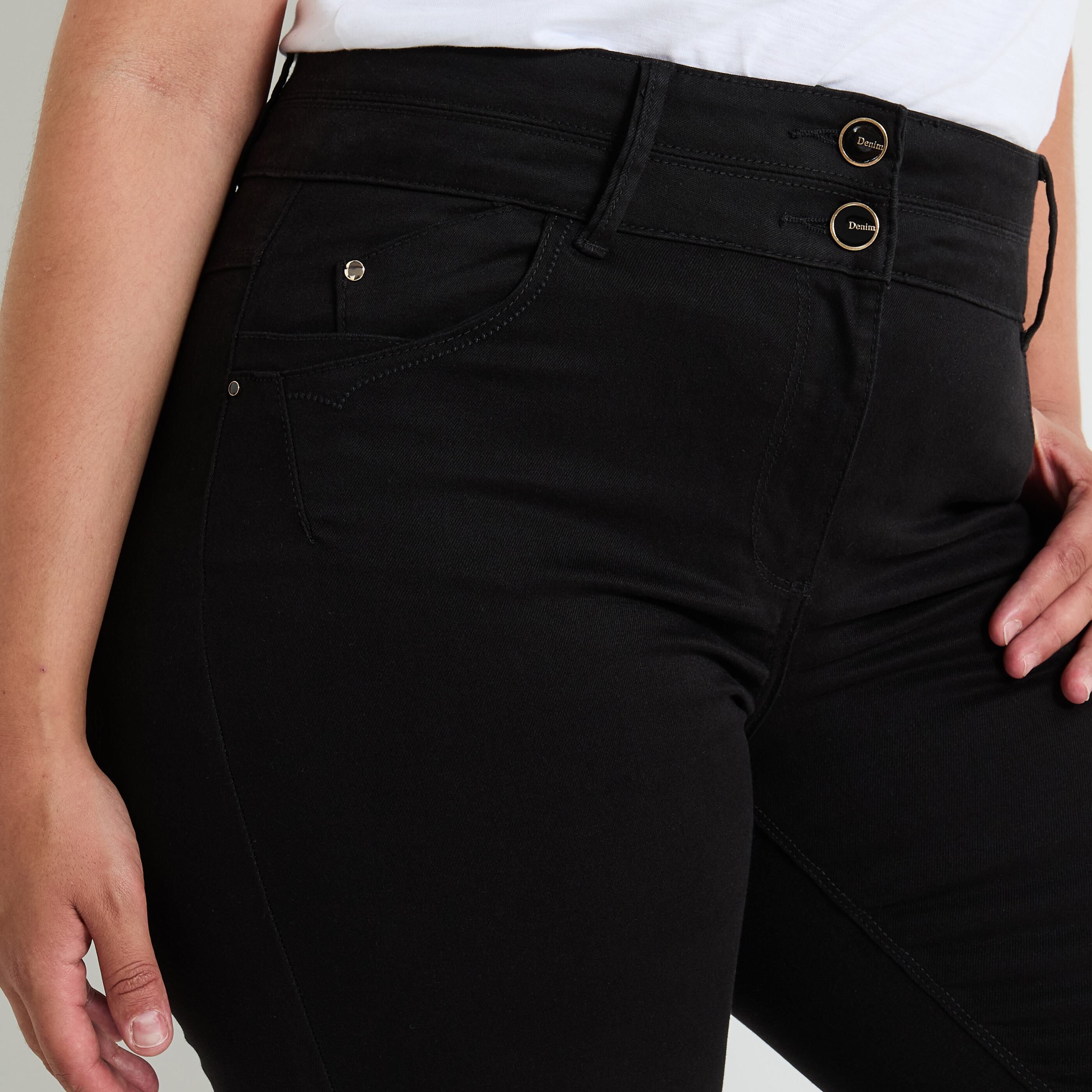 Jean droit taille haute ROME femme