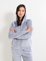 Gilet zippé femme