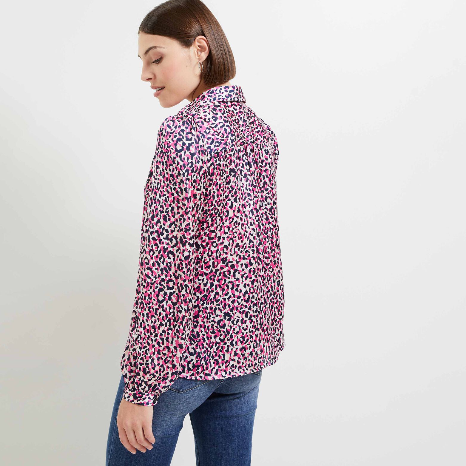 Blouse satinée femme