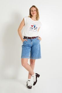 T-shirt col rond femme